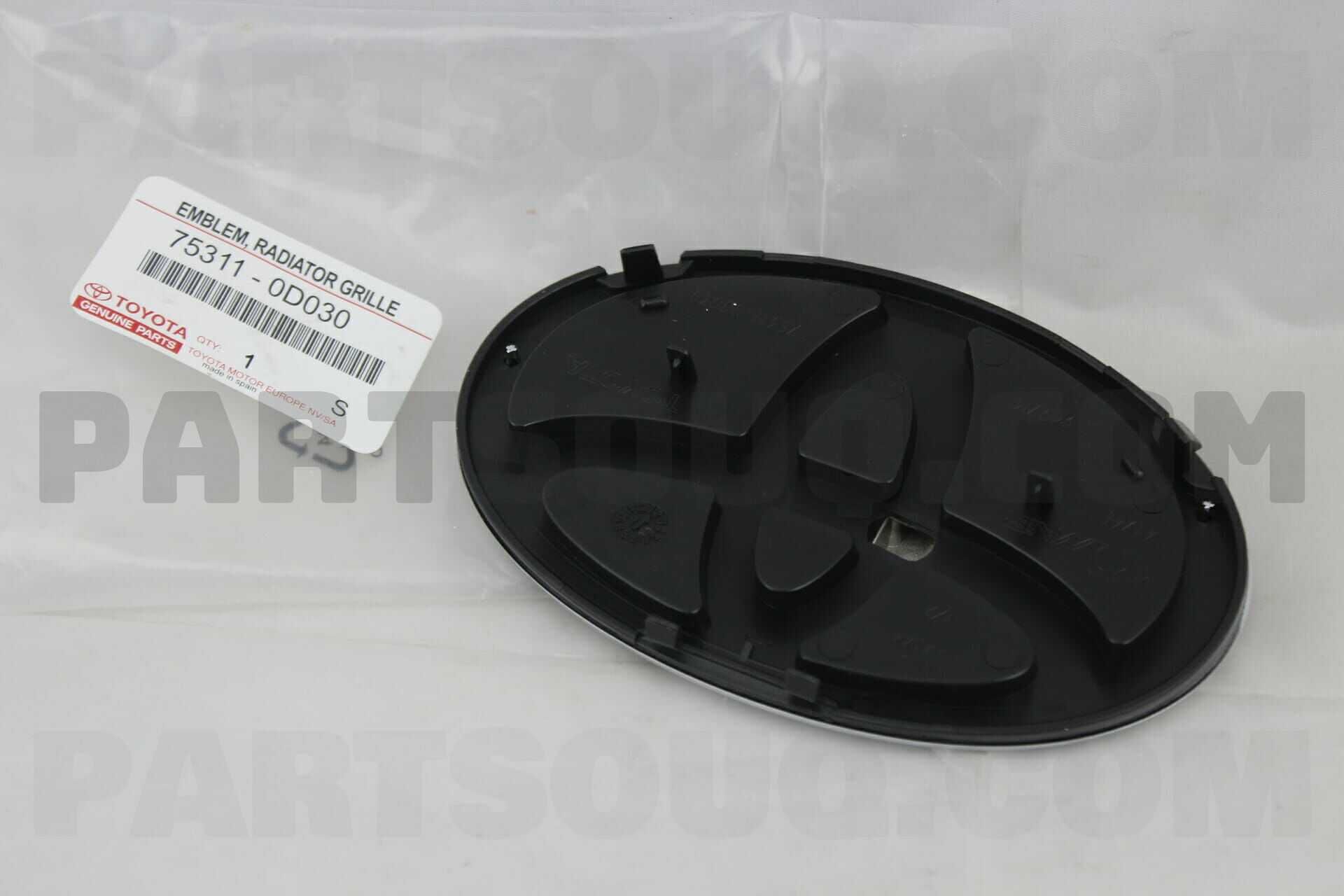 Емблема предна TOYOTA YARIS 2006/-2011 153mm/103mm