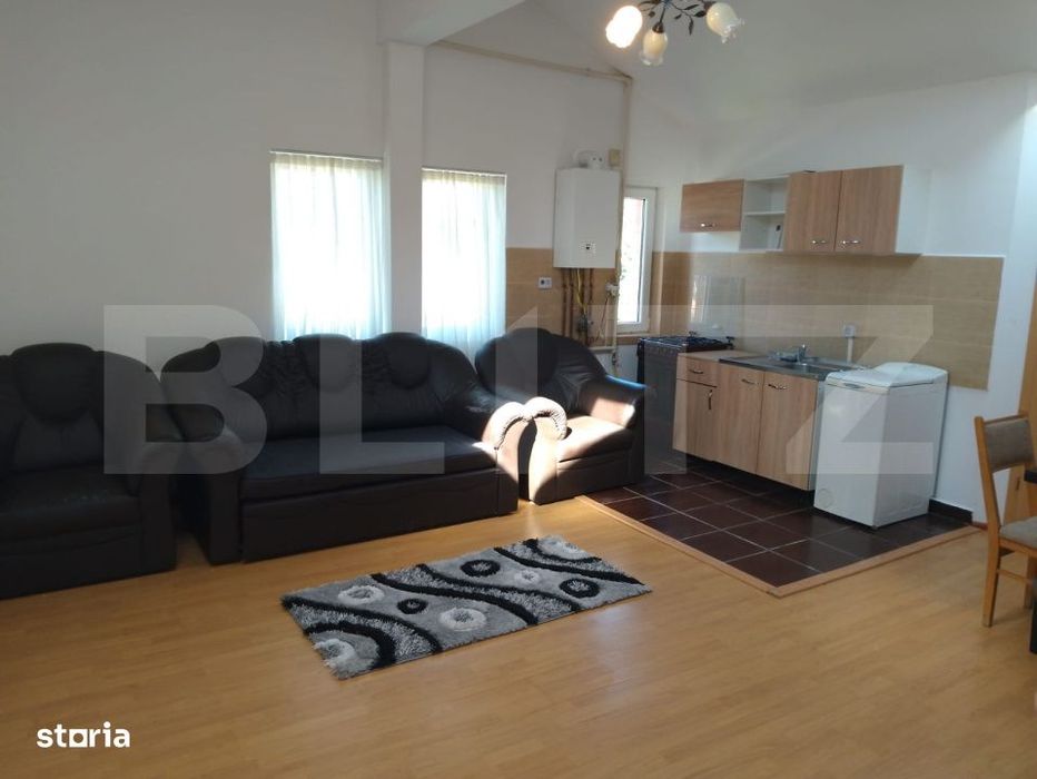 Apartament 3 camere, mobilat, parcare, zona Centrala Gilau