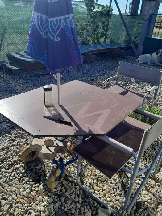 Ansamblu masa scaune terasa gradina