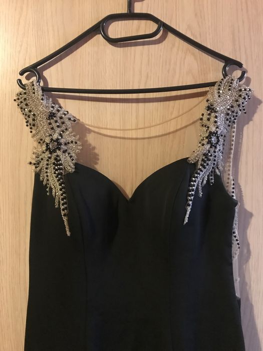 Бална официална рокля с камъни