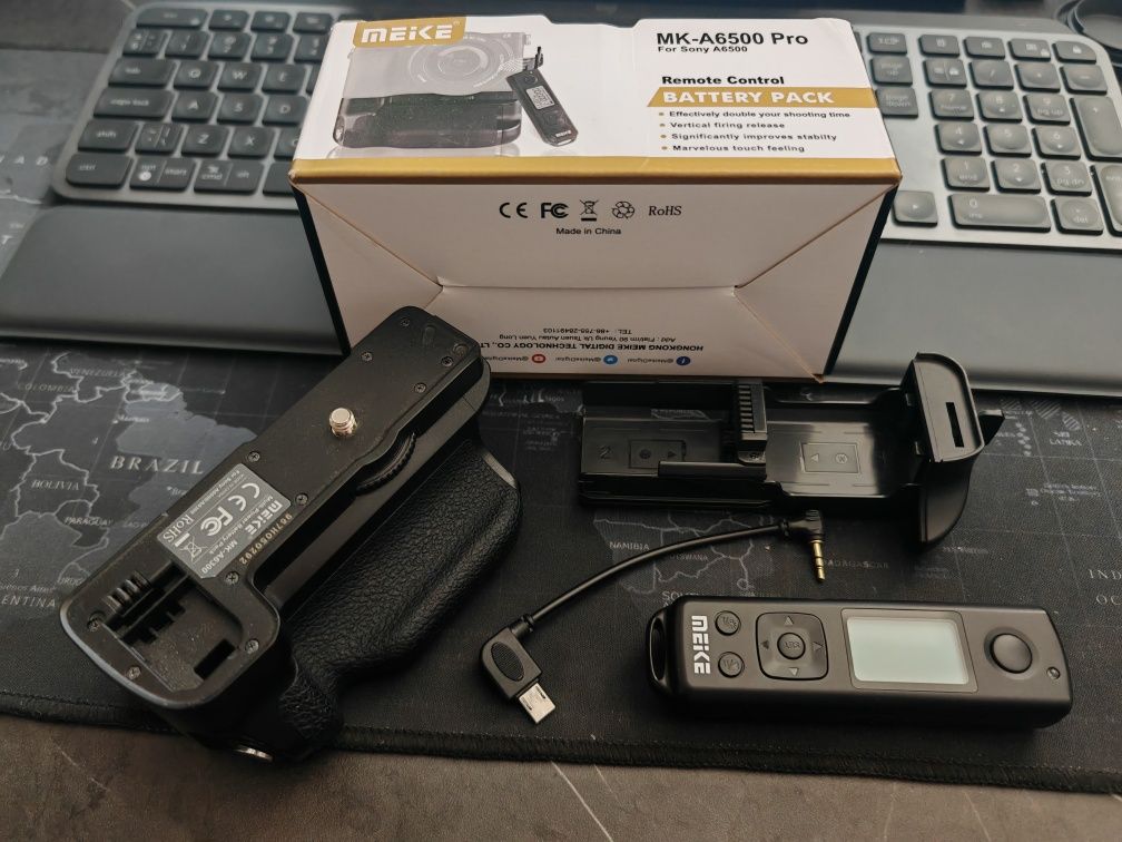 Grip Meike Sony seria A6000/A6100/A6300/A6400/A6500