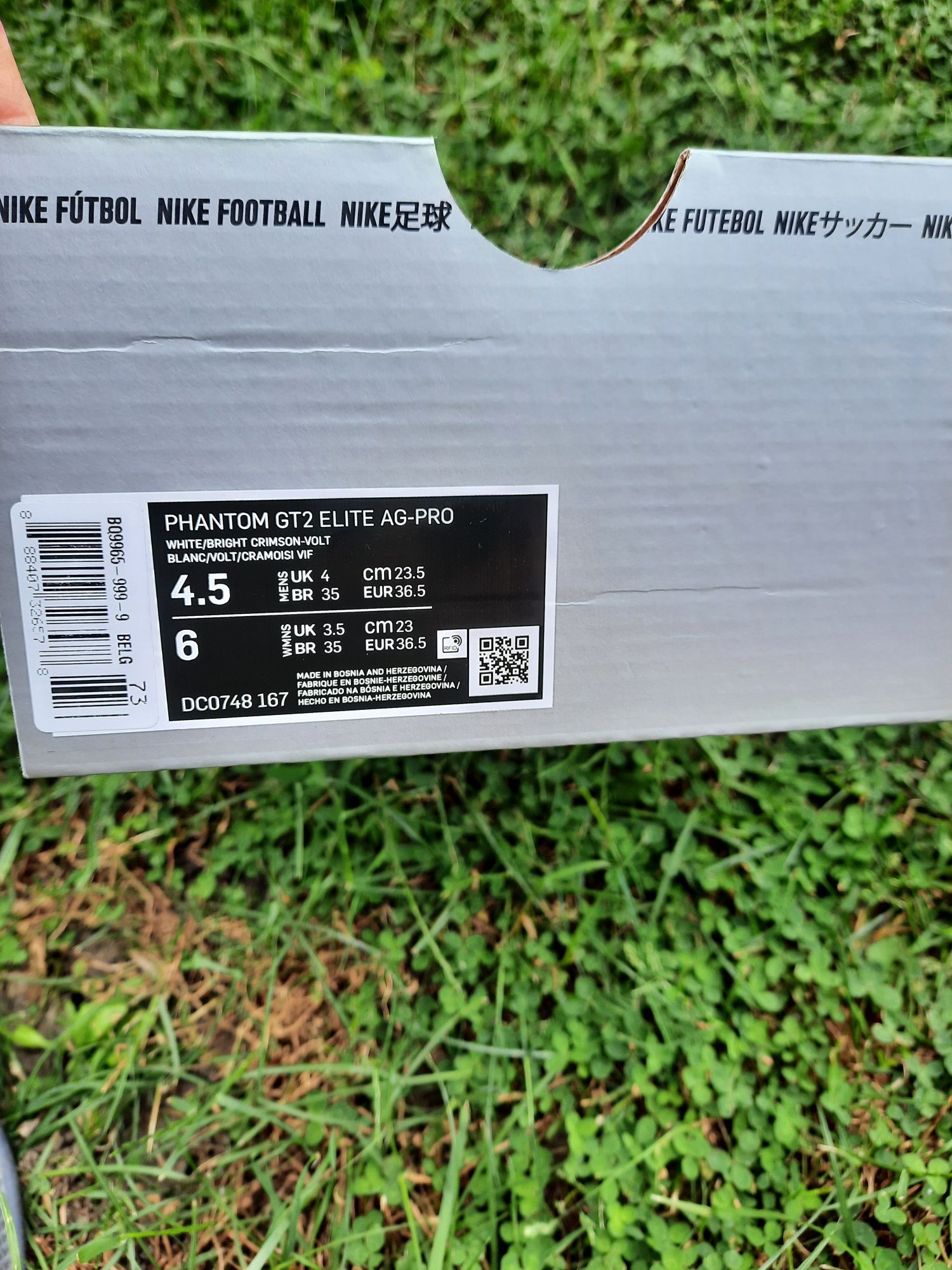 Ghete Fotbal Nike Phantom GT2 ELITE AG FG Noi Marime 36.5