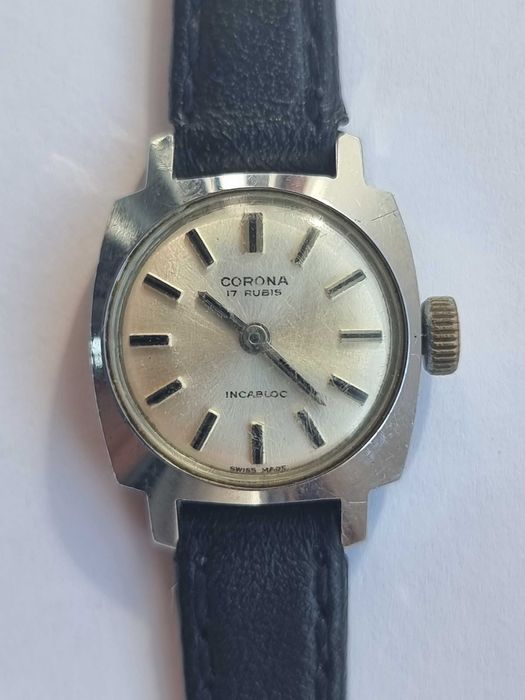 Ceas dama vintage CORONA / Swiss Made / Incabloc / 17 Rubis/Functional