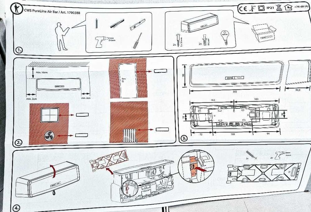 ®️ ‼️ Oferta CWS New 2025 ‼️ Dispenser CWS Pure Line + 8 rezerve