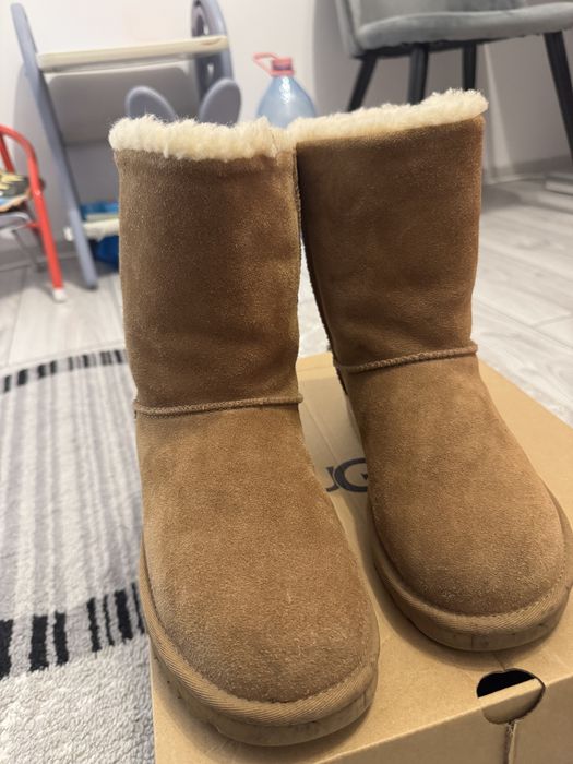 Ugg w classic double bow short