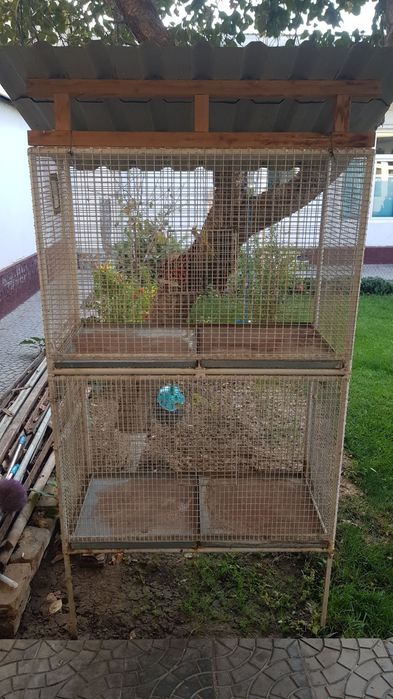 Икки этажли қафас  размер бўйи 2м эни 60см/1м