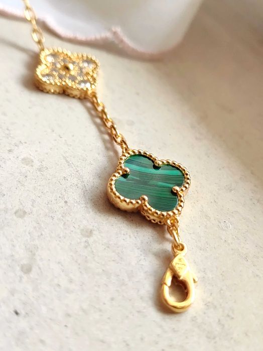 Златна гривна с пет детелини - Van Cleef & Arpels - Vintage Alhambra