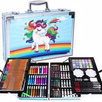 Set pictura si desen pentru copii, Logit, 145 piese,Multicolor