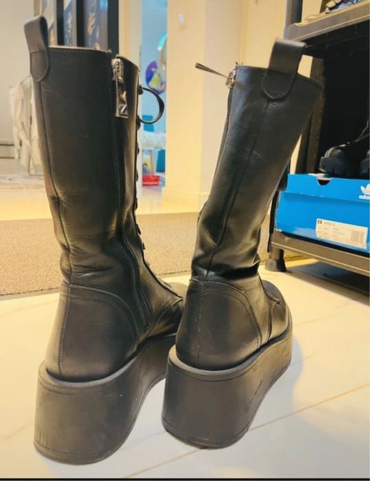 Ghete  / bocanci piele naturala zara 40