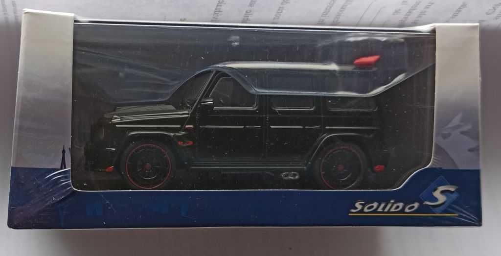 Macheta Mercedes G-Class Brabus 900 Rocket 2021 negru - Solido 1/43