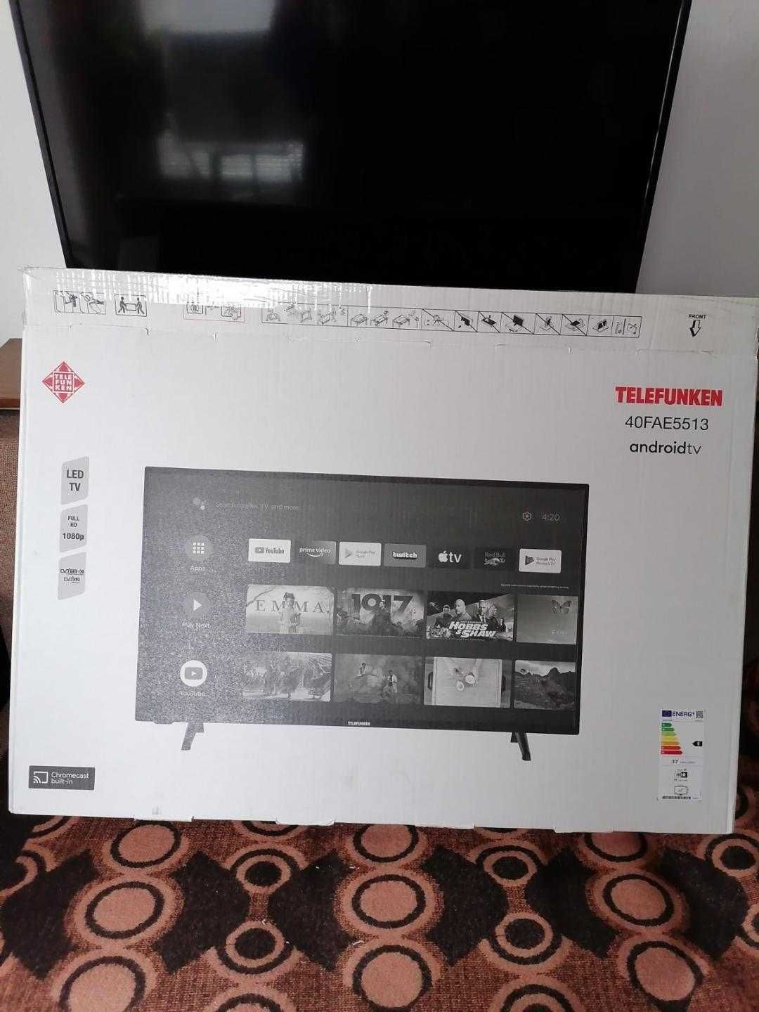 Телевизор TELEFUNKEN 40FAE5513 LED SMART ANDROID TV, 40.0 ", 100.0 см