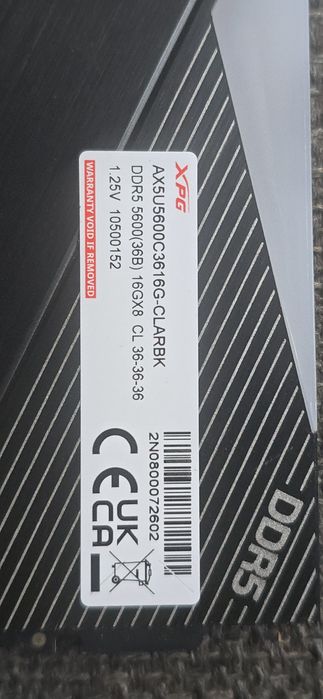 RAM 16GB DDR5 CL36 Memorie A-Data XPG Lancer AX5U6000C3016G-CLARBK