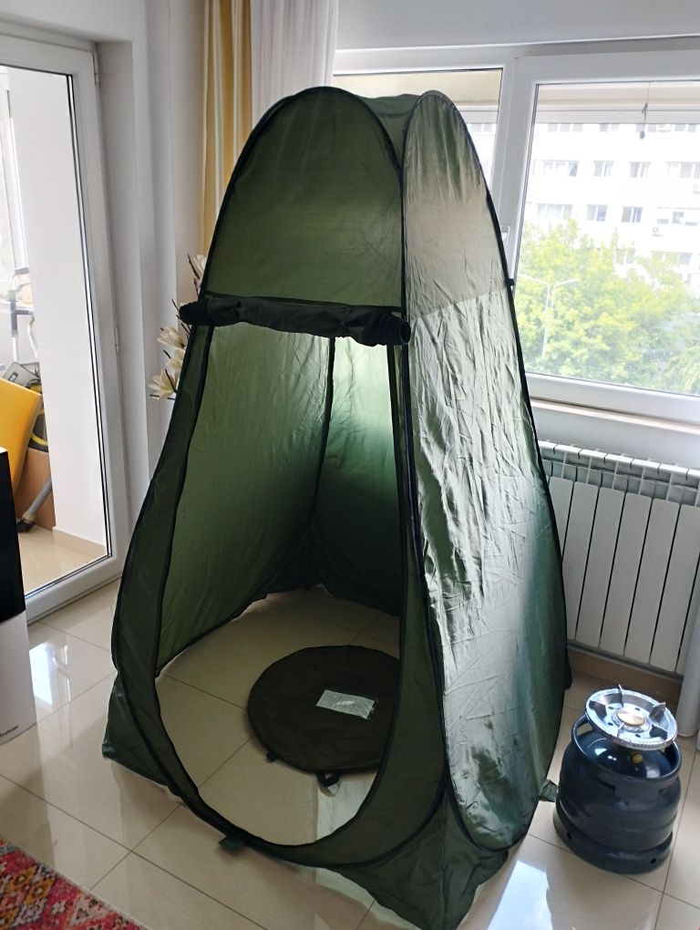 Butelie gpl voiaj 14L camping cu guler si arzator, gri