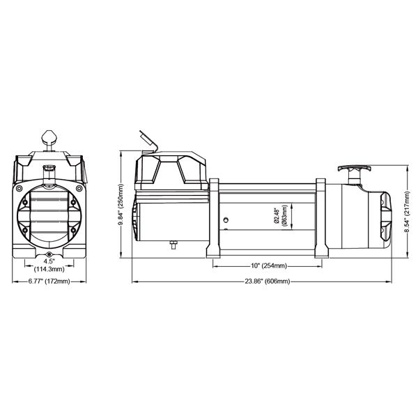 Troliu Novawinch PRO 12500 lbs