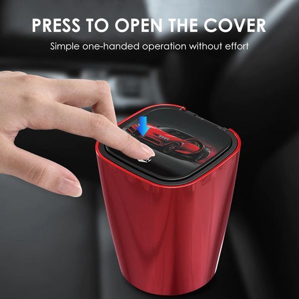 Пепелник за кола с ЛЕД лампа Многофункционален