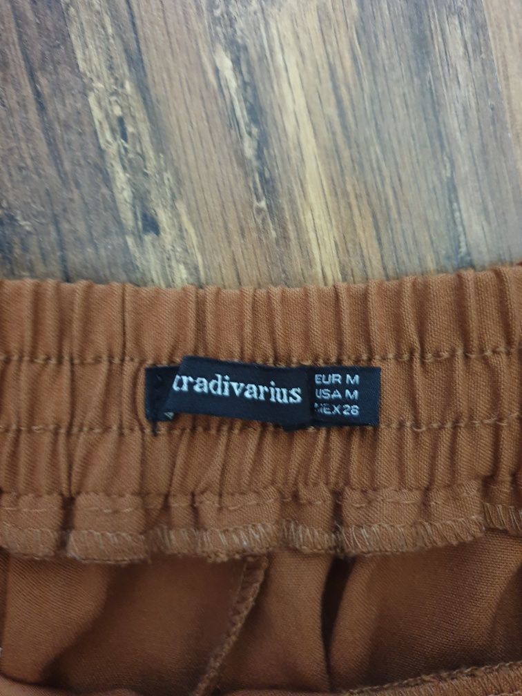 Pantaloni marca Stradivarius, ankle cut, noi, fara eticheta