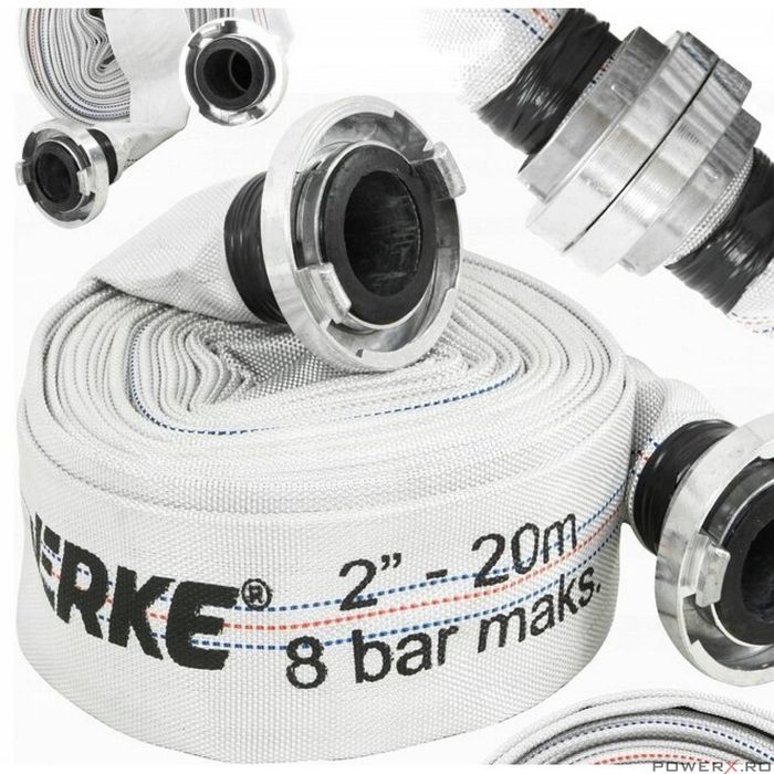 Furtun apa irigatii tip pompier 8 bari, 2"20 metri Verke