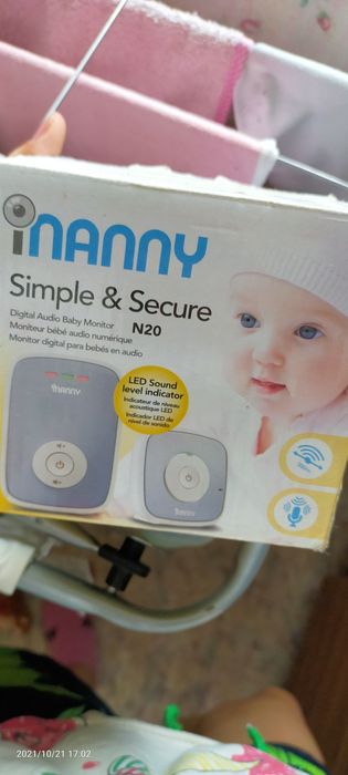 Радио-няня, в хорошем состоянии, пользовались мало б/у, ловит 300 метр