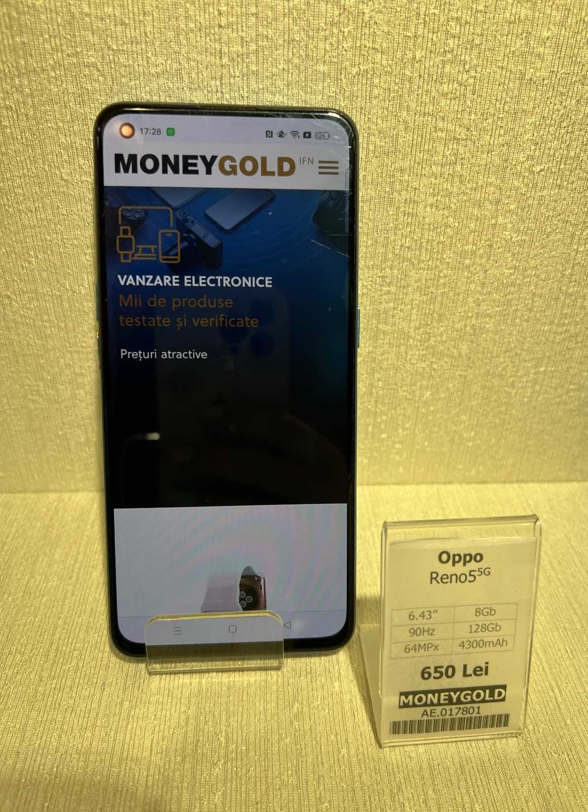 Telefon Oppo Reno5 5G MoneyGold AE.017801