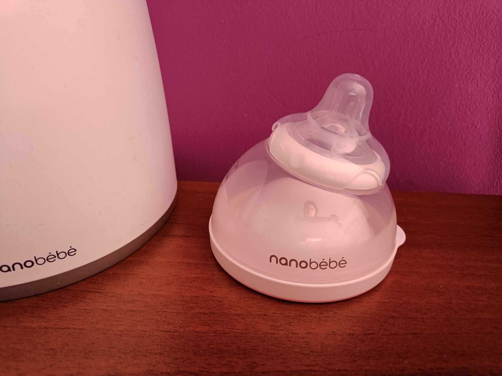 Бебешки шишета с марка с купа за подгяване с марка Nanobebe