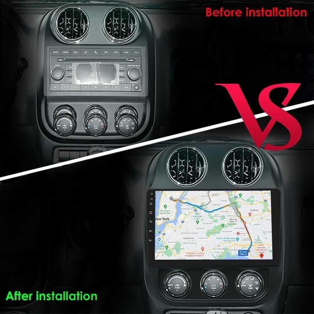 Мултимедия Двоен дин за Jeep Compass навигация Android за JEEP Patriot