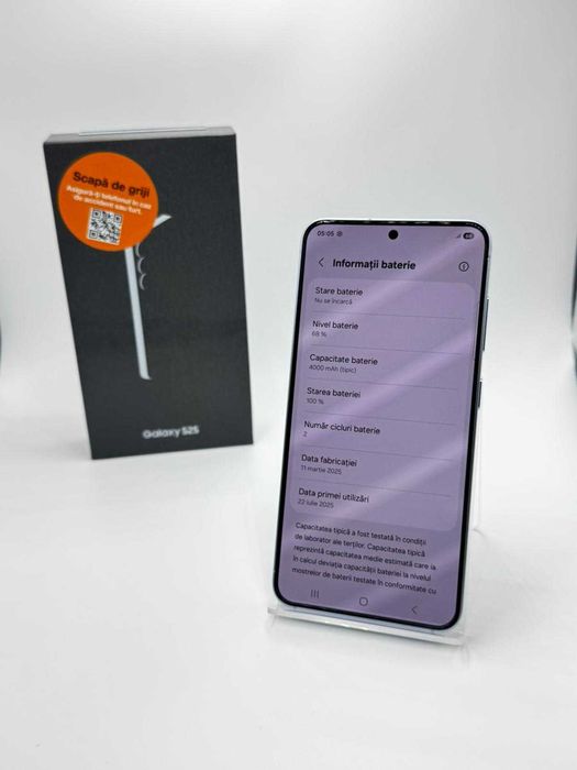 Samsung S25 / 128 GB 12 GB Ram / Factura / Garantie #48370