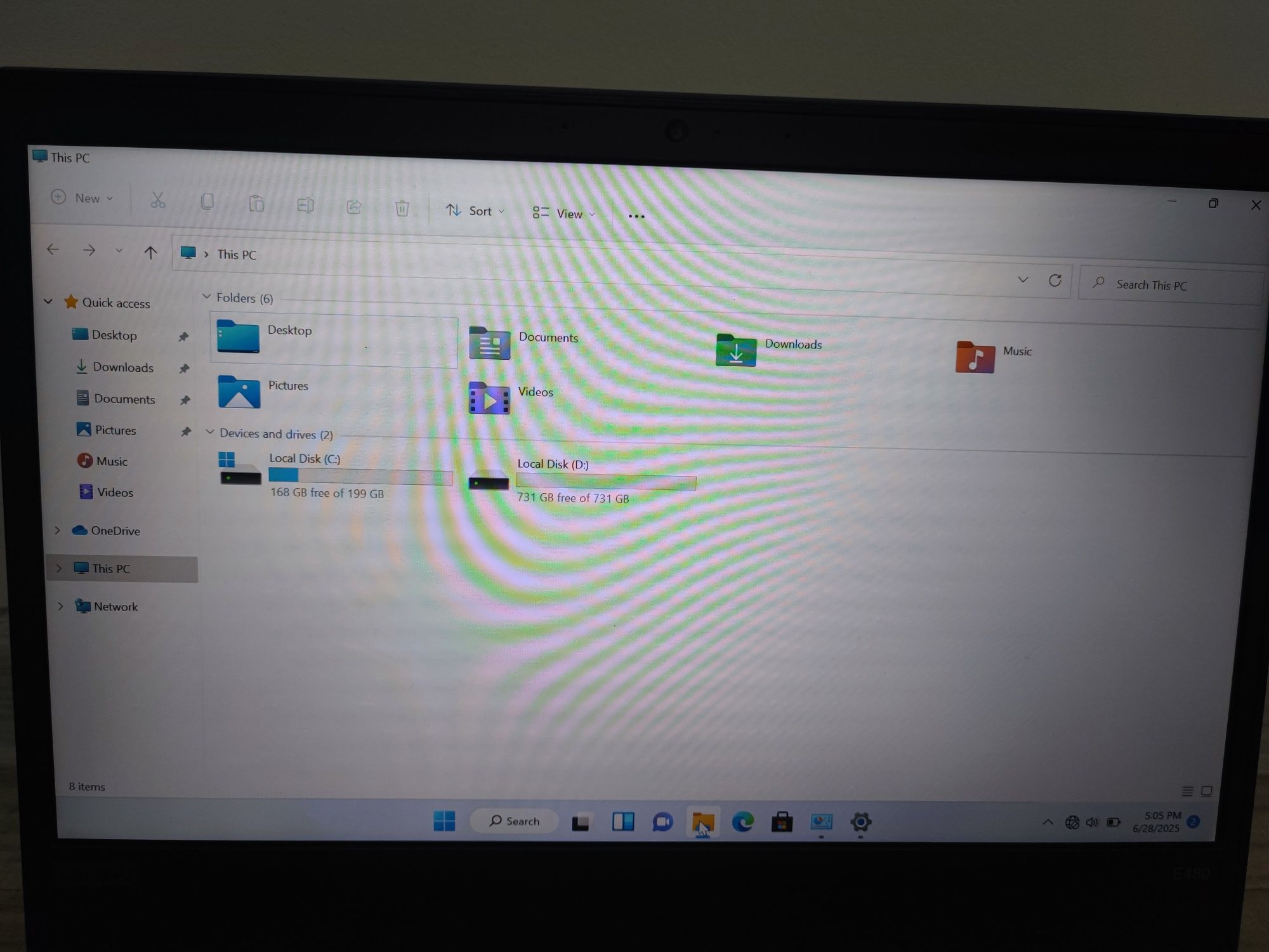 Laptop Lenovo i5 generatia 8 16GB RAM 1TB HDD windows 11 Pro mufa C