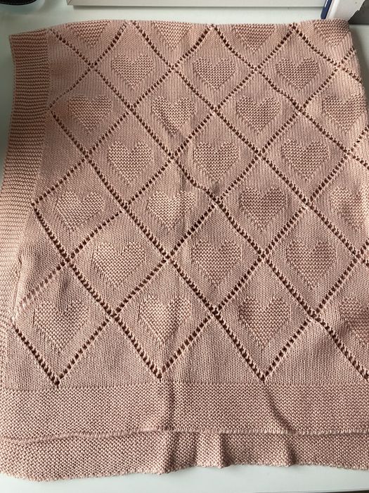 Бебешка плетена пелена / одеало