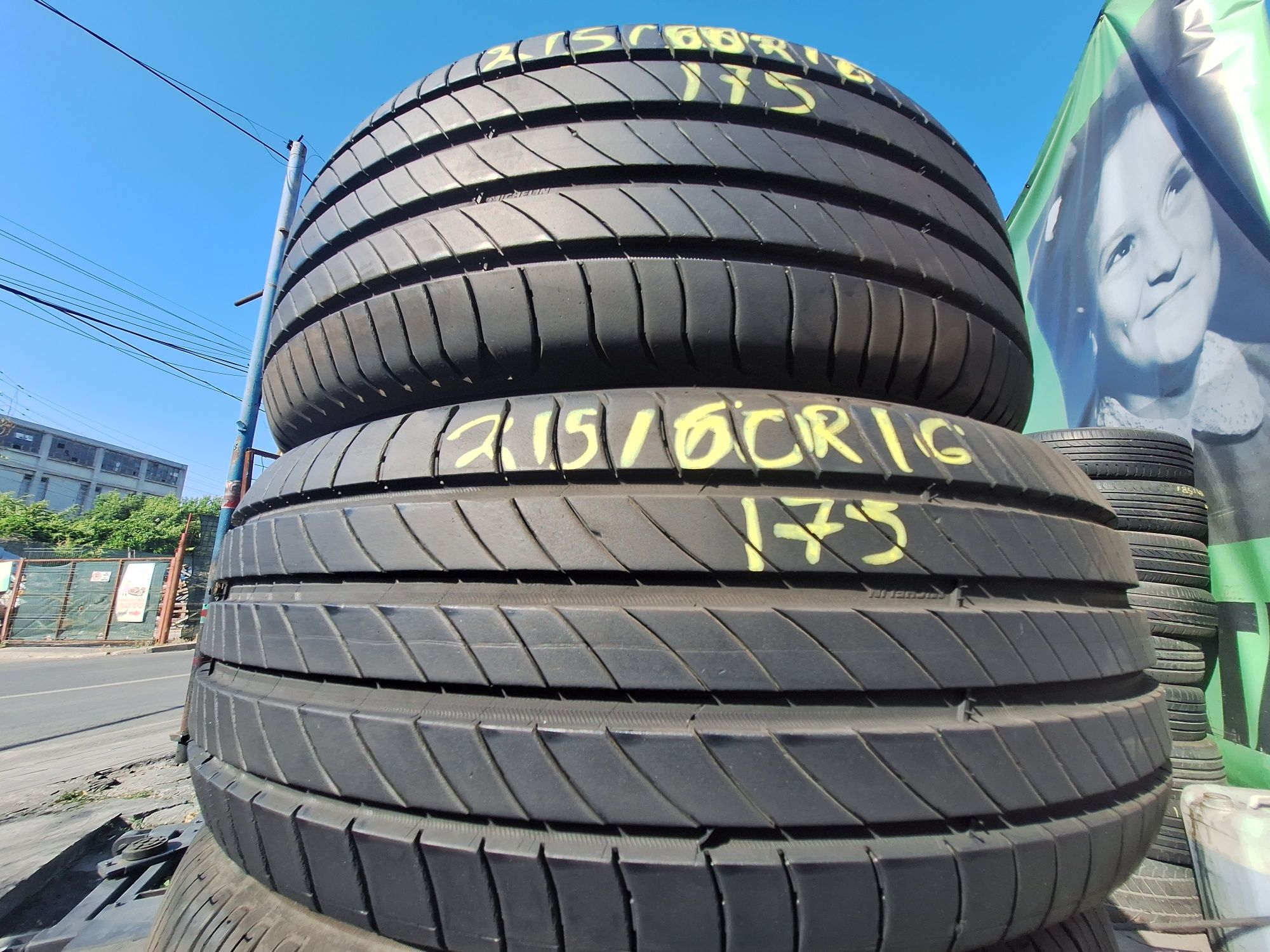 2 anvelope 215/60r16 Michelin 2022 Montaj Gratuit