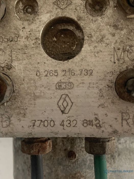 Pompă ABS RENAULT SCENIC I JA0/1_, FA0_ 1999 - 2003 1.9 dCi F9Q 732, F9Q 733 OEM 0265216732 / 7700432643