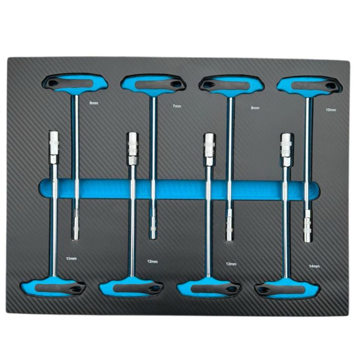 Шкаф/количка с инструменти 251 части 7 чекмеджета STAHLMAYER BLUE LİNE