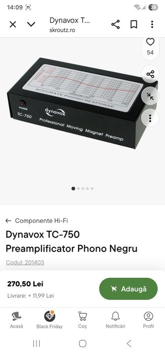 Preamplificator,phono,cel mai mic pret