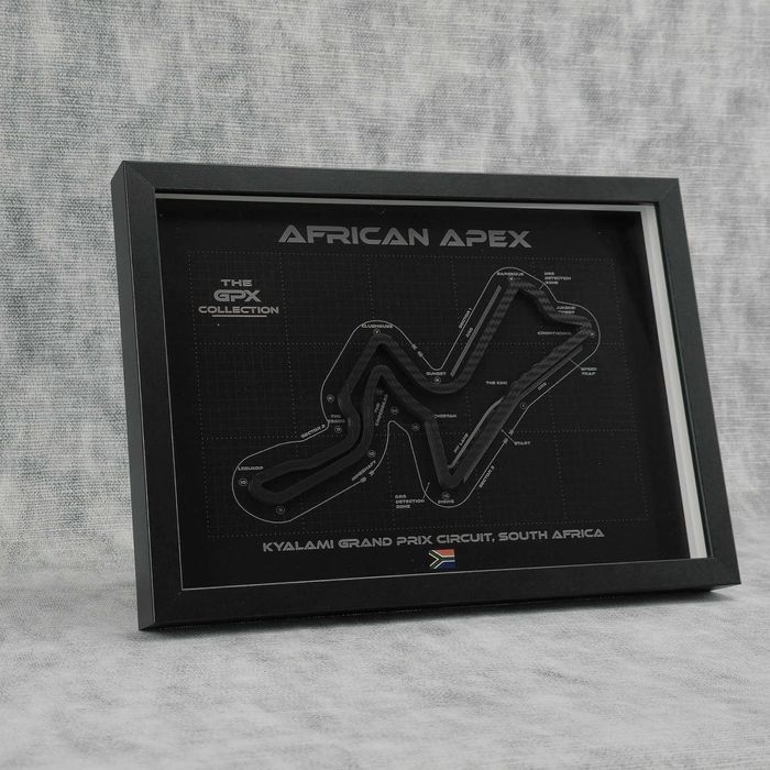 Kyalami – Hartă 3D circuit Formula 1 South African GP • GPX Collection