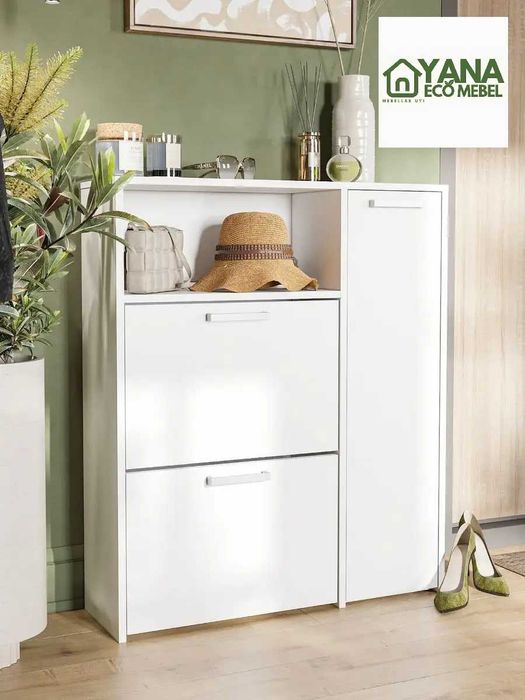 Обувница в прихожую закрытая Лотас - YANA ECO MEBEL стиль, порядок!