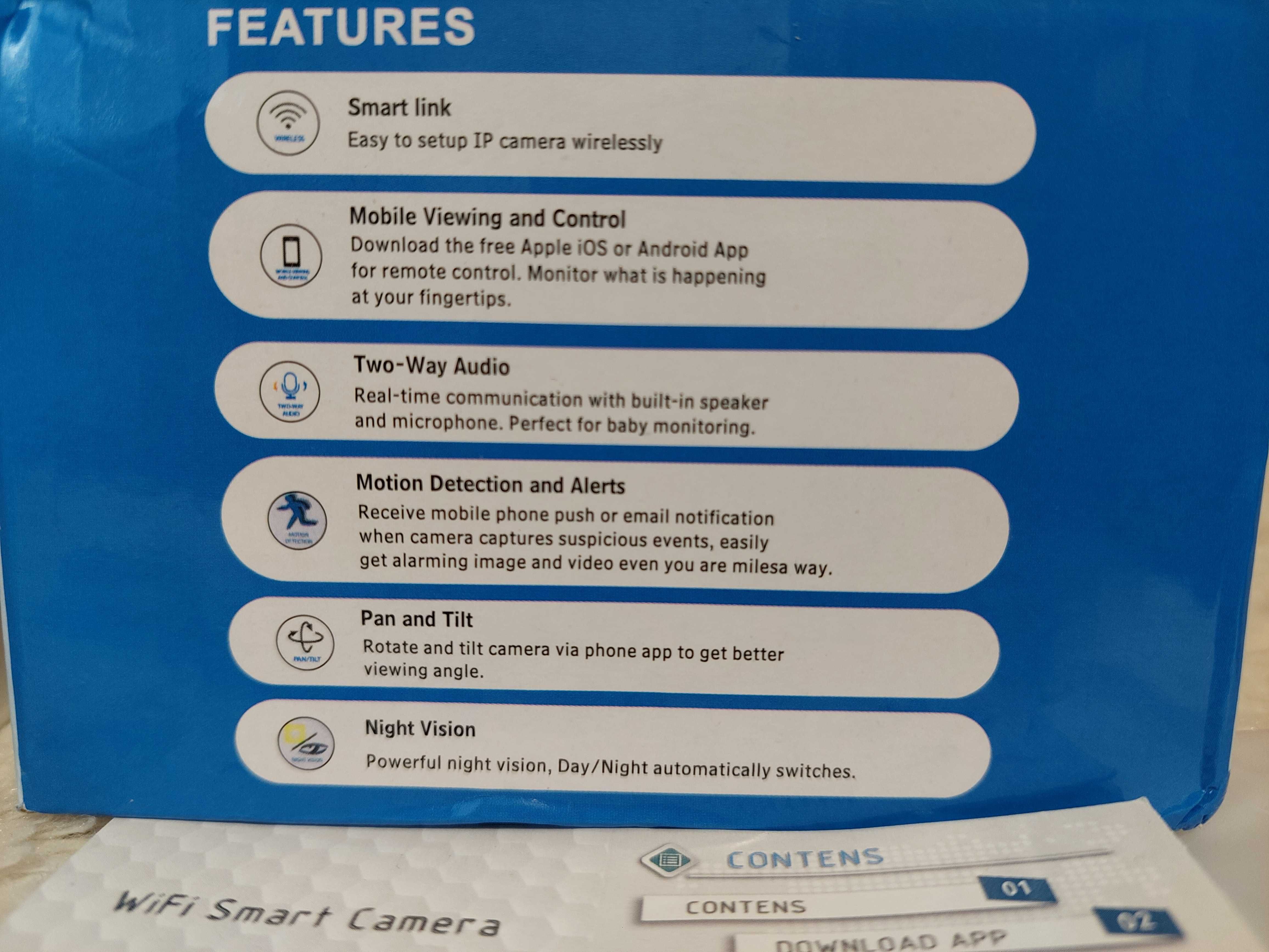 Camera WiFi Pro Full Hd 1080P PTZ 360 Noua! Intelligent Camera copii