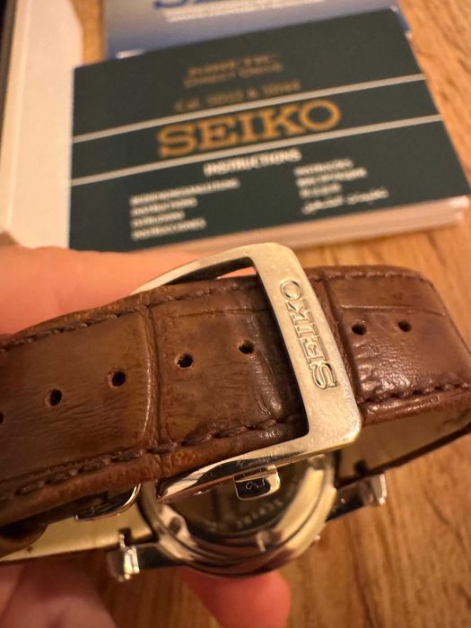 Ceas Seiko Direct Drive ca nou - actele de achizitie - manual si cutie
