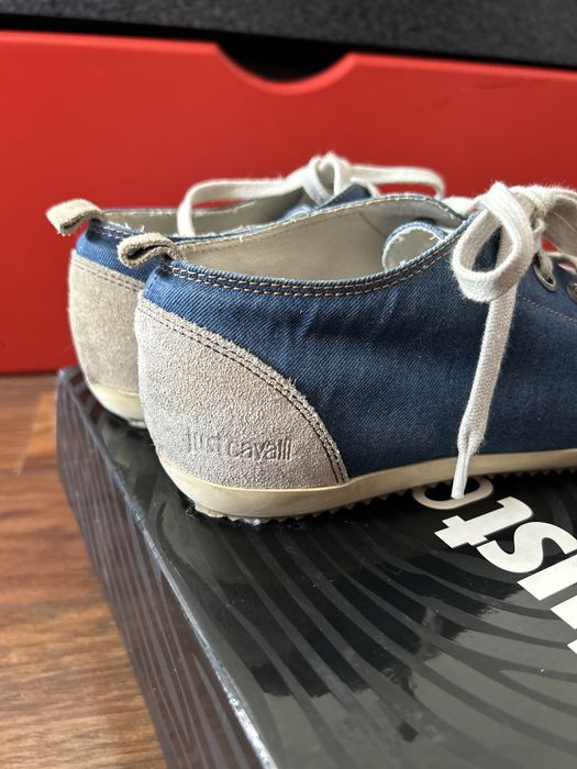 Дънкови Кецове Just Cavalli с леопардов елемент