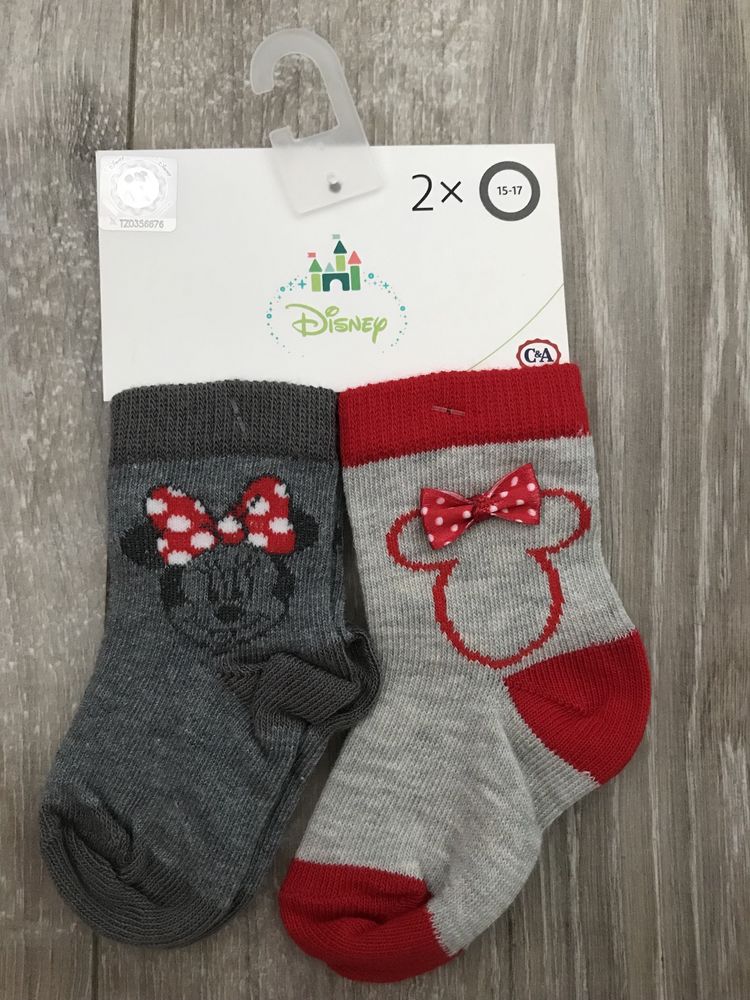 Set ciorapi C&A cu Minnie noi nr.15-17