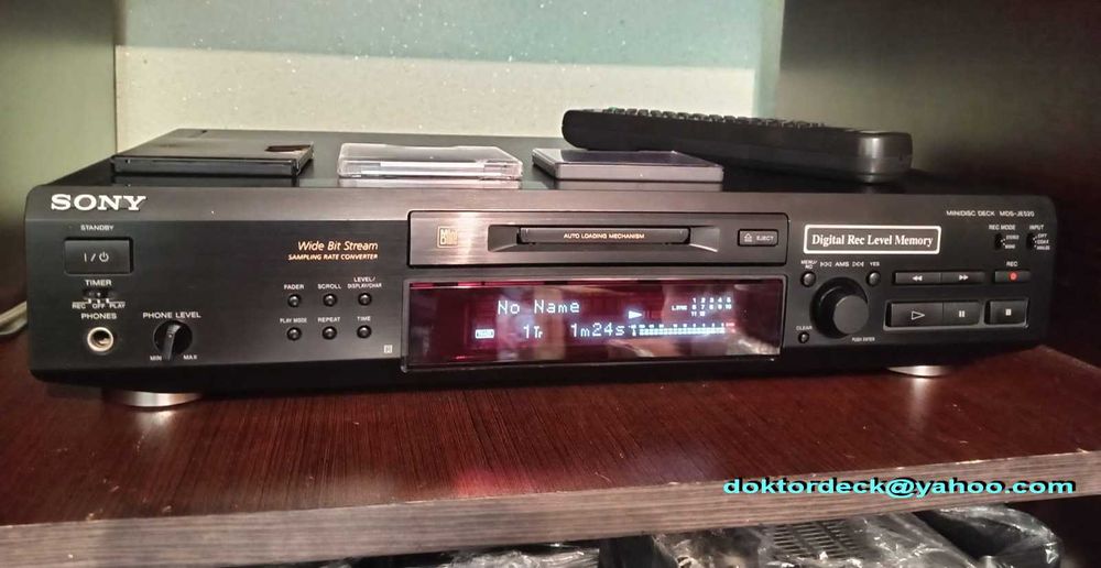 minidisc SONY MDS-JE520 cu tel. originala