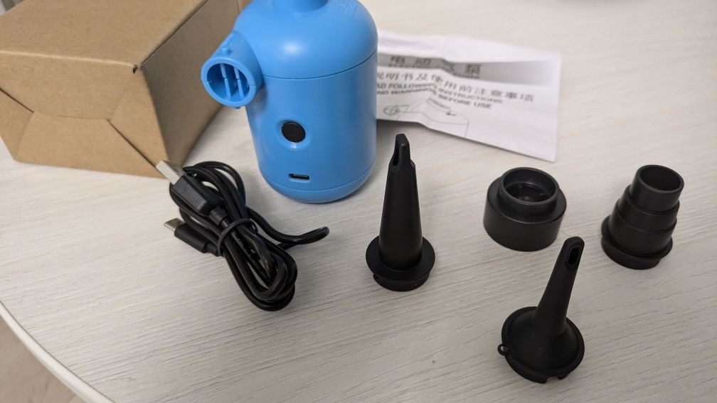 Насос новый портативный, работает от usb