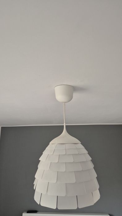 Lustra IKEA  alba 42 cm