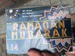 Ramazon muborak harfli sharlar tilla rang