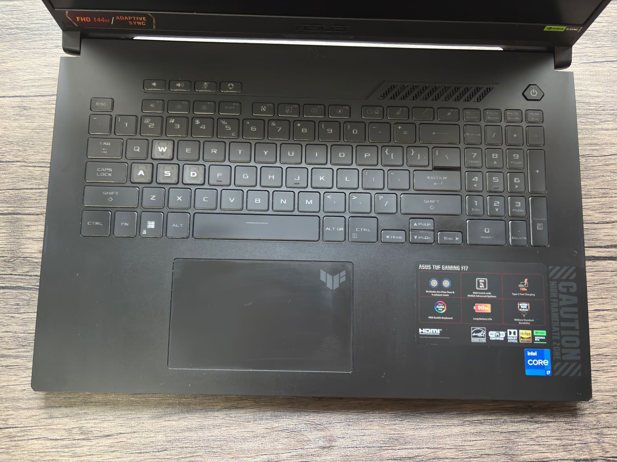 Laptop Gaming ASUS TUF F17 FX707VV
