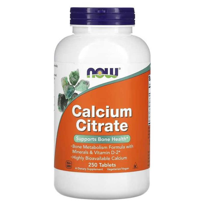 NOW Foods Цитрат кальция Calcium Citrate kalsiy калция