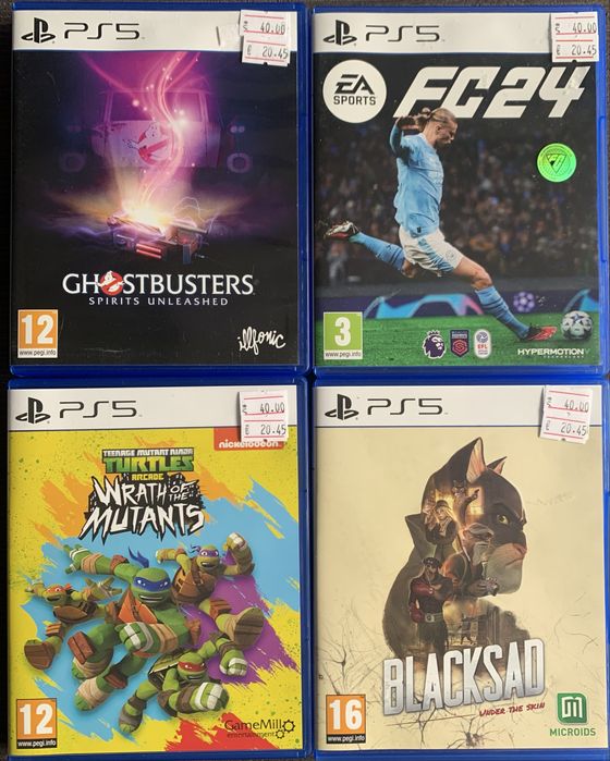 Игри за playstation 5, игри за плейстейшън 5, PS 5, 40 лв за брой