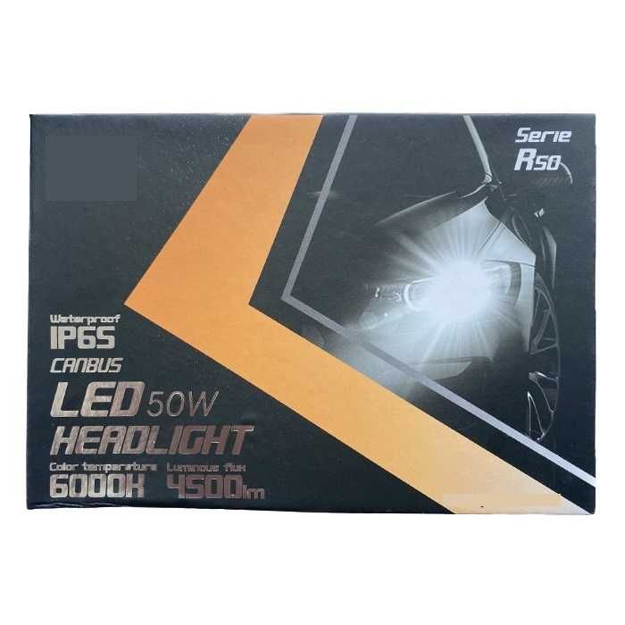 Диодни крушки R50 - H7 - 12V/24V с вградена охлаждаща система