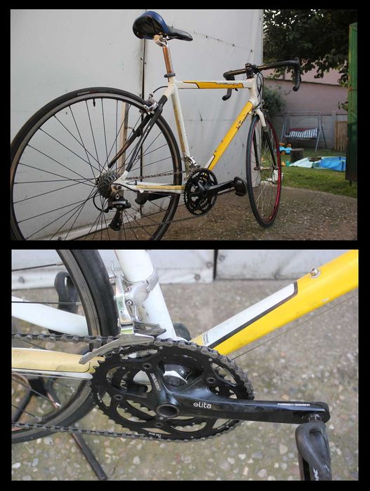 Cursiera B-twin Sport 3 marime 57 Carbon+ALU echip.Campagnolo