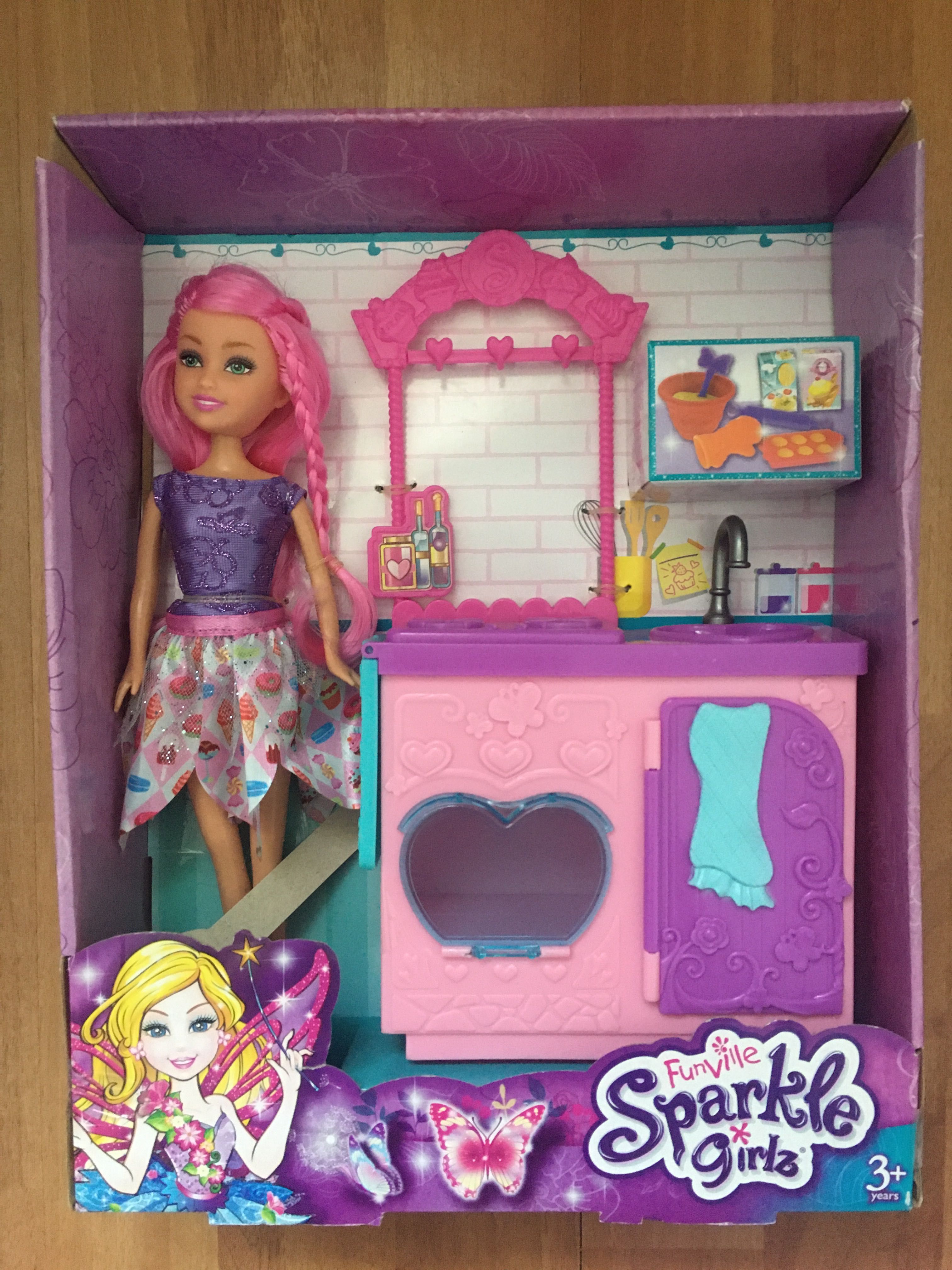 Sparkle Girlz Păpușa set joaca accesorii Bucătărie animăluțe sigilat
