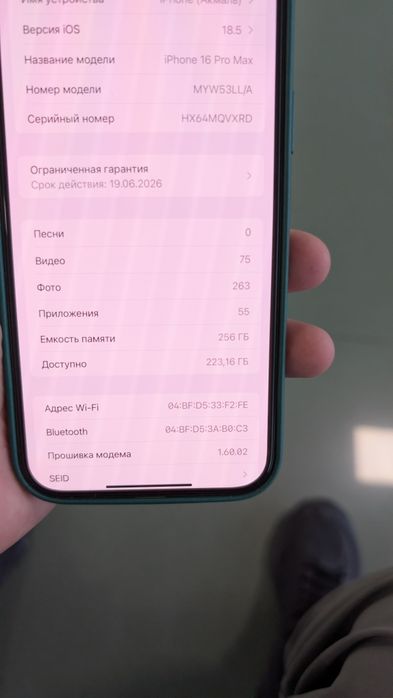 iPhone 16 pro max