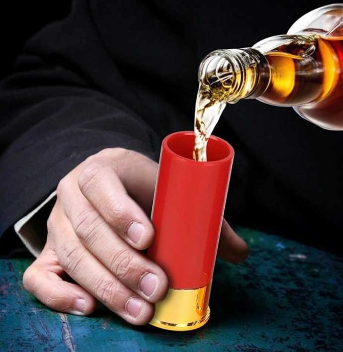 Set 4 pahare pentru shot „calibrul 12”